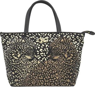 Ferragamo Pre-owned Ferragamo Nylon Leopard Print Double Gancini Tote Ladies 4U6RFEUX5ASY6EW8