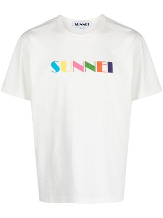 Sunnei logo-print organic-cotton T-shirt - unisex - Organic Cotton - S - White
