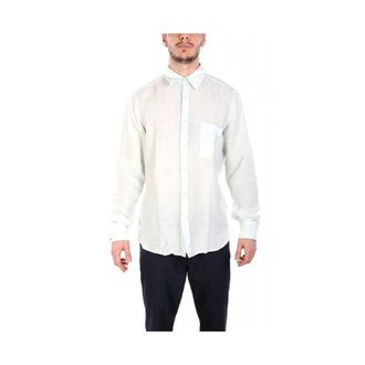 HUGO BOSS Relegant_6_M Shirt - Heren - Casual Overhemden - Groen - XL - Linnen - Overhemden