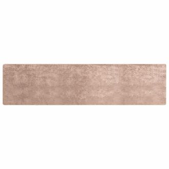 vidaXL Pasillo De Alfombra Marsa Arena 80 X 400 Cm Poli&eacute;ster Y Pvc Vidaxl
