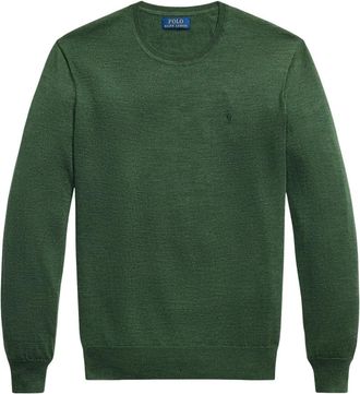 Ralph Lauren Truien & Vesten, Heren, Groen, M, Ronde hals gebreid