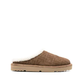 Fendi Afterski Clog Crosta Ff Slippers