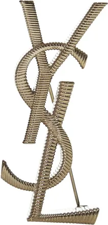 Saint Laurent Cassandre Broche - Heren - Accessoires - Geel - Maat: ONE Size