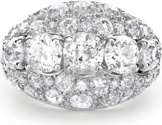 René Boivin pre-owned platinum Art Deco diamond ring - women - Platinum/Diamond - G 1/2 - Silver