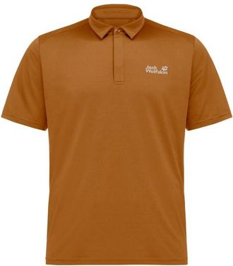 Jack Wolfskin Delgami Polo Polo-Shirt f&uuml;r Herren | braun