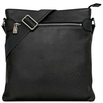 Louis Vuitton Ardoise Gray Taiga Leather Shoulder Bag (Pre-Owned)