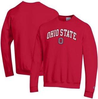 Champion Mens Champion Scarlet Ohio State Buckeyes Arch Over Logo Pullover Sweatshirt at Nordstrom, Size Xx-Large