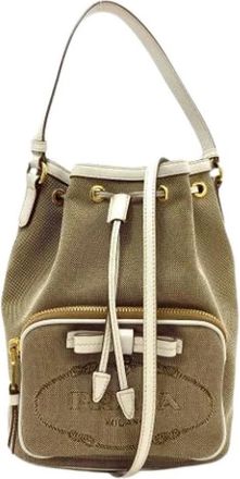 Prada Pre-owned Vintage Bucket Bag - Dames - Vintage Tas - Bruin - ONE Size - Vintage