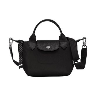 Longchamp Le Pliage Energy XS - Dames - Tassen - Zwart - Maat: ONE Size Leer