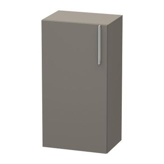 Duravit Armario Semi Alto Duravit Vero, 1156, Bisagra De Puerta Izquierda, 500mm, Color (frente/cuerpo): Flanela Gris Seda Lacado Mate - Ve1156l9090