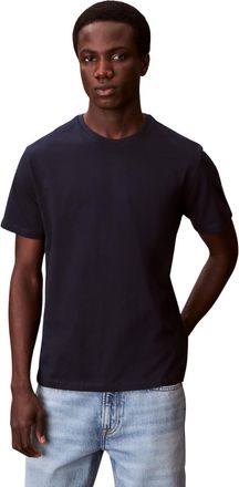 Calvin Klein Jeans Mens SS Classic Monogram TEE LV04RD254G Tees, Blue (Dark Sapphire), M