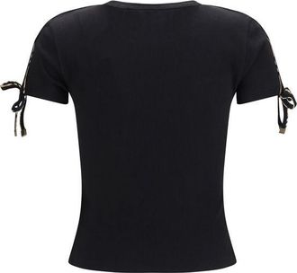 Burberry Womens Black Cotton T-Shirt