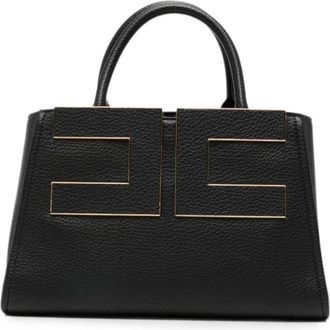 Elisabetta Franchi Handbags - Dames - Shoppers - Zwart - ONE Size - Tassen