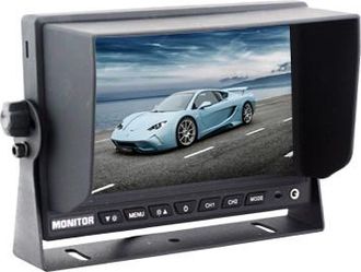 OEM Monitor Lcd De 7 Pulgadas De Alta Resistencia, 4 Pines, 2 Canales