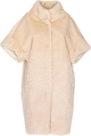 Bully Cappotto a maniche corte e colletto rialzato - Toni neutri