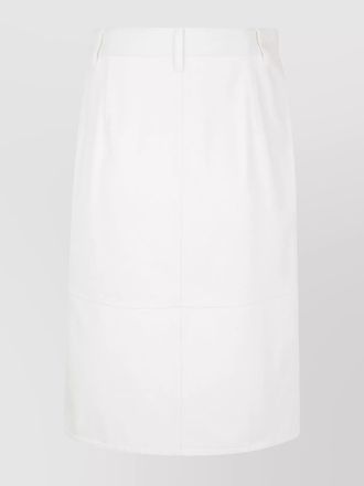 Jil Sander cotton straight skirt