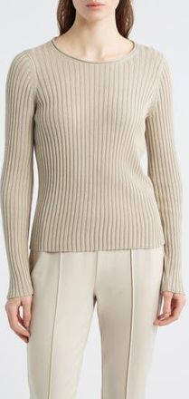Eileen Fisher Rib Sweater in Papyrus at Nordstrom Rack, Size X-Large
