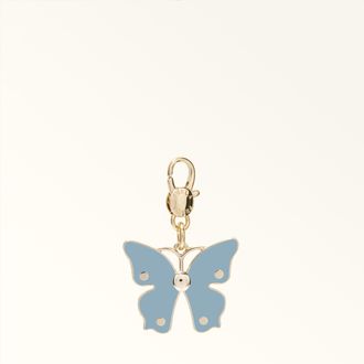 Furla Hashtag Charm Carta Da Zucchero Blu Metallo + Smalto Donna