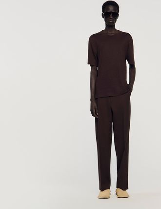Sandro Linen T-shirt