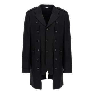 Comme Des Gar&ccedil;ons Hombre, Abrigos, Negro, Talla: L