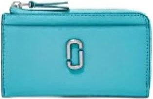 Marc Jacobs J Marc Top Zip Pool - unisex - Portefeuilles - Blauw - ONE Size - Leer - Accessoires