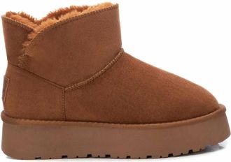 Xti Womens Suede Winter Boots In Brown