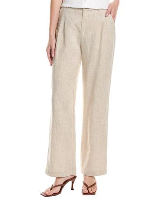 Seraphina Pleated Linen Pant