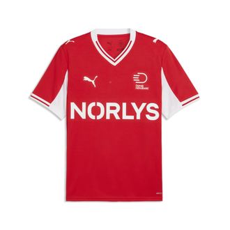 Puma Maglia gara Home Federazione danese di pallamano da uomo, Accessori, Rosso, XXL