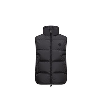 Moncler Moncler Gabas Down Vest, Men, Black, Size: 1