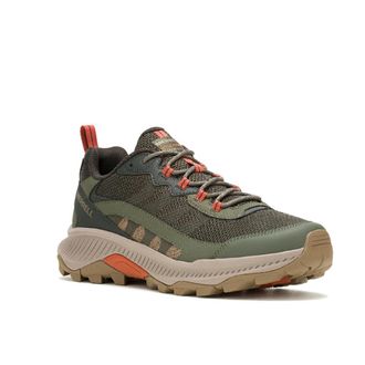 Merrell Wanderschuh MERRELL SPEED STRIKE 2, Herren, Gr. 44,5, gr&uuml;n (olive), Synthetik, Textil, Schuhe Wanderschuh