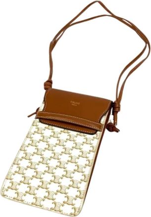 Celine Pre-owned Fabric home-office - Dames - Vintage Accessoires - Beige - ONE Size - Vintage