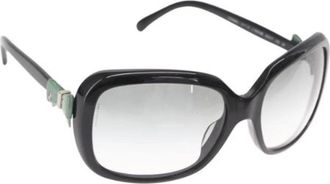 Chanel Pre-owned Accessories, female, Black, Size: ONE SIZE Pre-owned Plastic Sunglasses