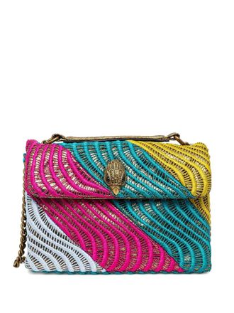 Kurt Geiger Eagle Head-detail cross body bag - women - Polyester/Polyester - One Size - Pink