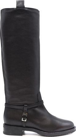 Sergio Rossi Verhoog je stijl met prachtige hoge laarzen - Dames - Hoge Laarzen - Zwart - 36 1/2 EU - Schoenen