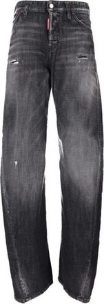 Dsquared2 Loose-fit Jeans - Dames - Loose Fit Jeans - Zwart - S - Jeans