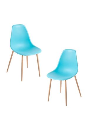 Regalos Miguel Packs Sillas Comedor - Pack 2 Sillas Mykle - Turquesa