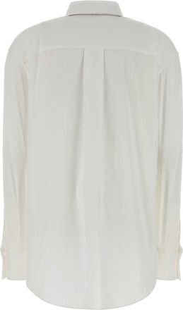 Brunello Cucinelli Stretch Poplin Shirt - White