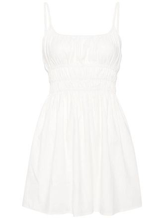 Reformation Kathleen spaghetti-straps mini dress - White