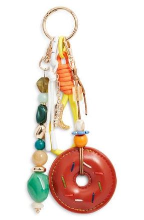 Chelsea28 Donut Bag Charm in Brown Multi- Gold at Nordstrom Rack