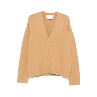 Axel Arigato Cardigans, male, Brown, Size: XL Studio Cardigan