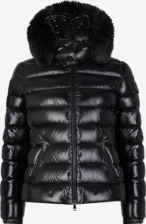 Moncler Kurze Steppjacke mit Stehkragen aus technischem Gewebe Badyf