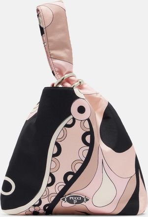 Pucci Emilio Orchidee silk twill top-handle bag