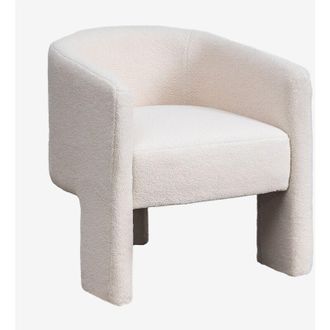 Sklum Sklum - Confezione da 2 sedie da pranzo in shearling Xastru Bianco