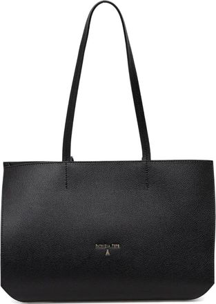 Patrizia Pepe leather shoulder bag - women - Calf Leather/Polyester - One Size - Black