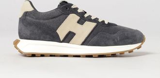 Hogan H641 Trainers in Smooth and Suede Calfskin with H Logo