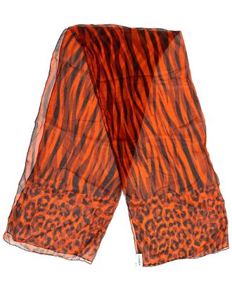 Saint Laurent Leopard Print Scarf - 00S (Authentic Pre-Loved)