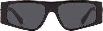 Dolce & Gabbana Dark Grey Rectangular Mens Sunglasses DG4453 501/87 55