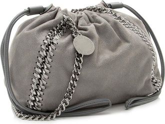 Stella McCartney Stella Mccartney Grey Shaggy Deer Falabella Drawstring Small Tote (Authentic Pre-Loved)