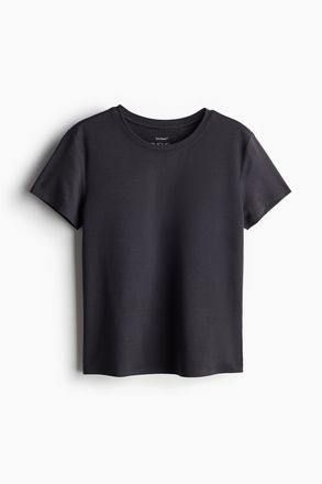 H&M Sportshirt mit DryMove - Dunkelgrau