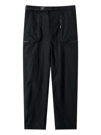 SPOONYARD zipper-pockets trousers - Black